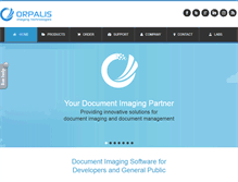 Tablet Screenshot of orpalis.com